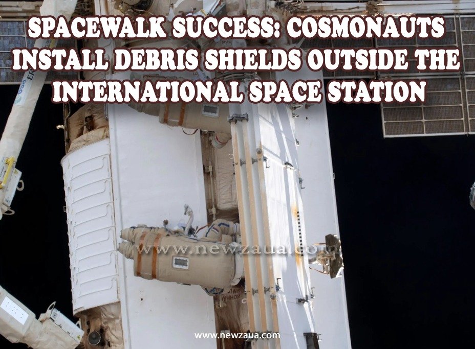 Spacewalk Success: Cosmonauts Install Debris Shields Outside the International Space Station
