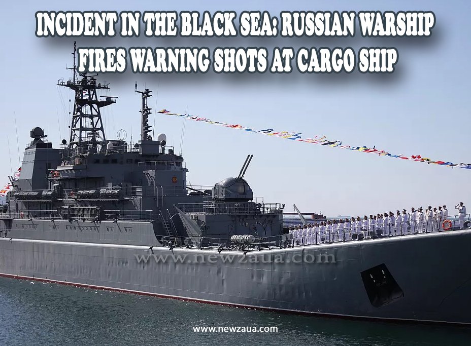 Incident in the Black Sea: Russian Warship Fires Warning Shots at Cargo Ship